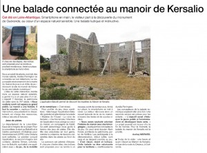 Une balade connectée au manoir de Kersalio