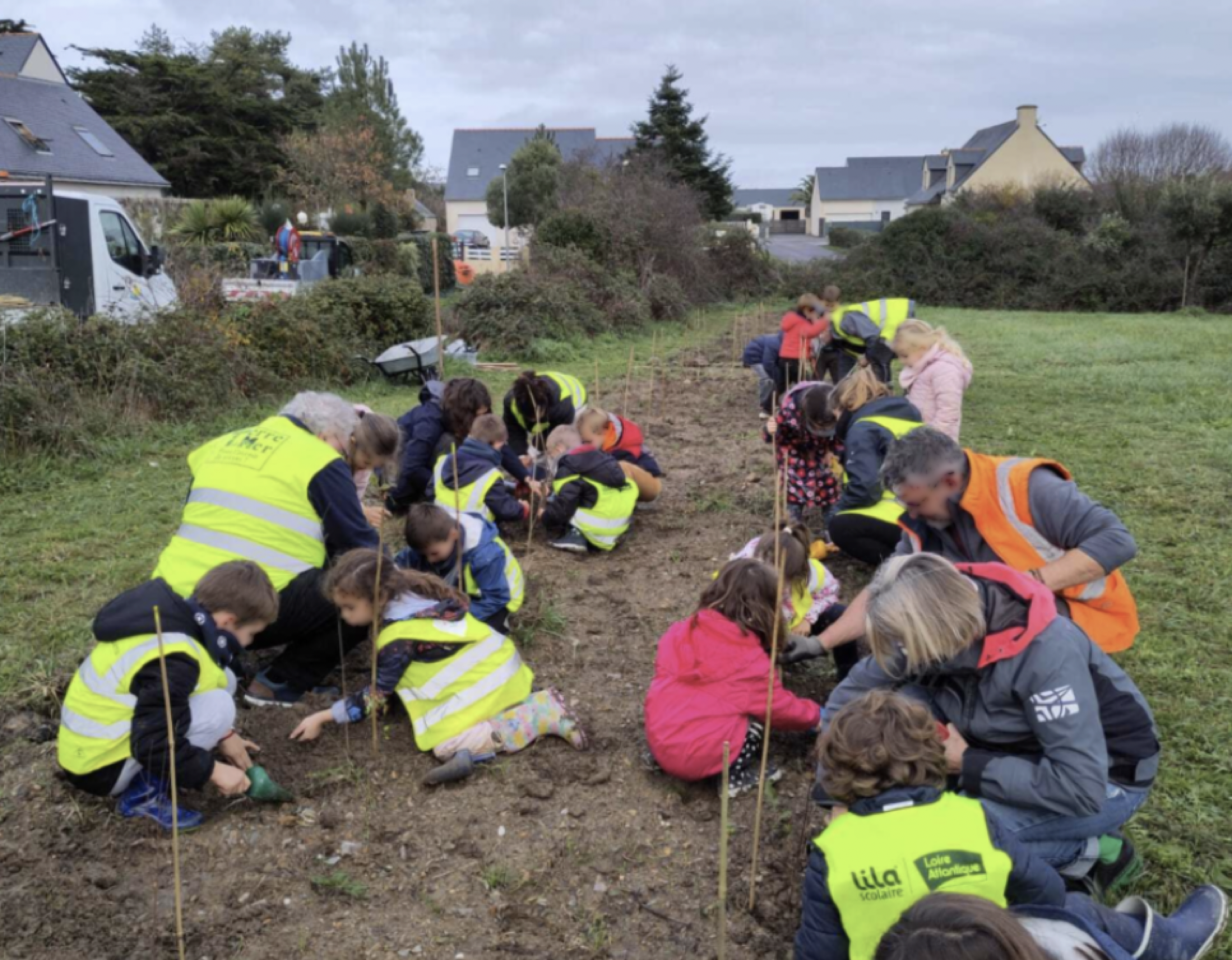 De nouvelles plantations de haies champêtres avec le CPIE