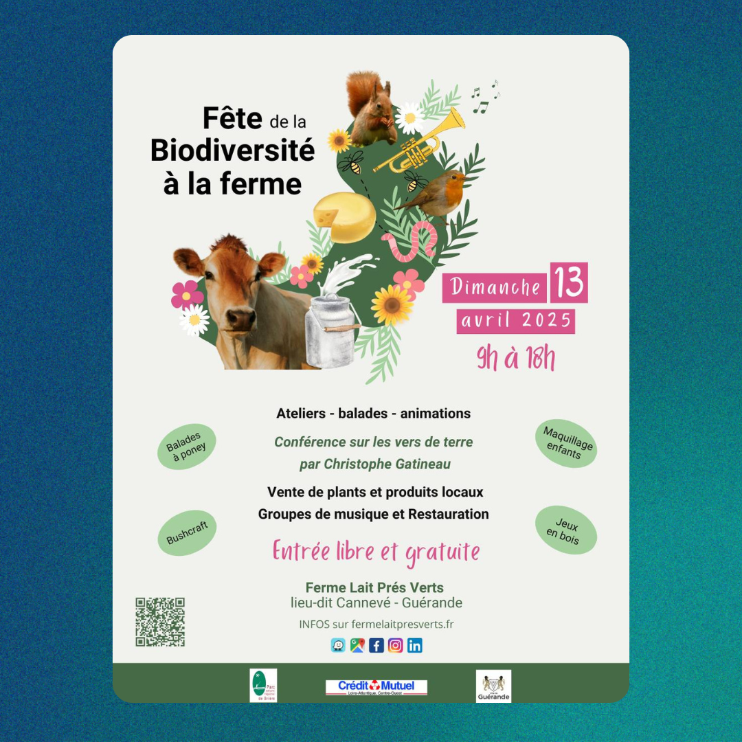 Rejoignez-nous pour la Fête de la Biodiversité à la Ferme le 13 avril