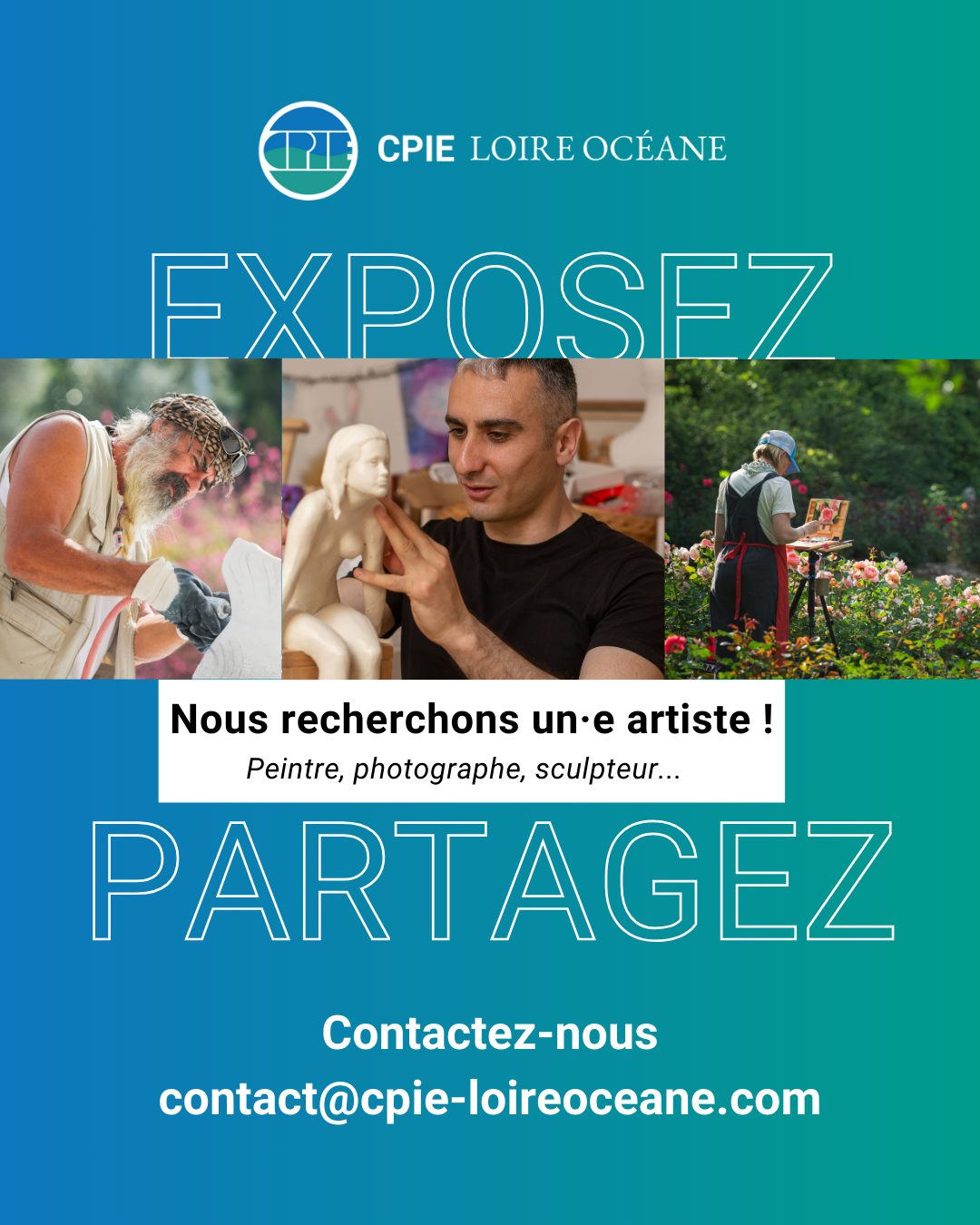 Artistes, venez exposer vos oeuvres et partager votre expérience à Trignac le samedi 14 juin !